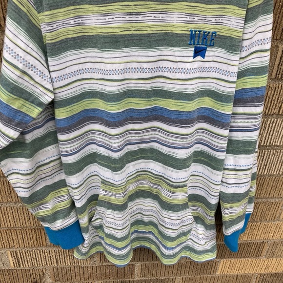 Nike Youth Medium Heritage Lightweight Striped Skate Chill Vibes Hoodie - Picture 3 of 7